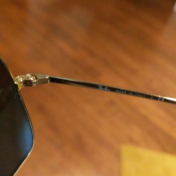 Ray-Ban Square 1971 Classic Made in Italy Gold/Green - Picture 3 of 8